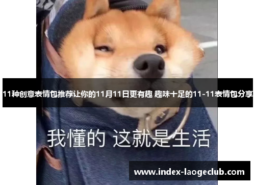 11种创意表情包推荐让你的11月11日更有趣 趣味十足的11-11表情包分享