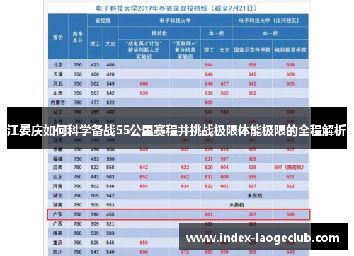 江晏庆如何科学备战55公里赛程并挑战极限体能极限的全程解析